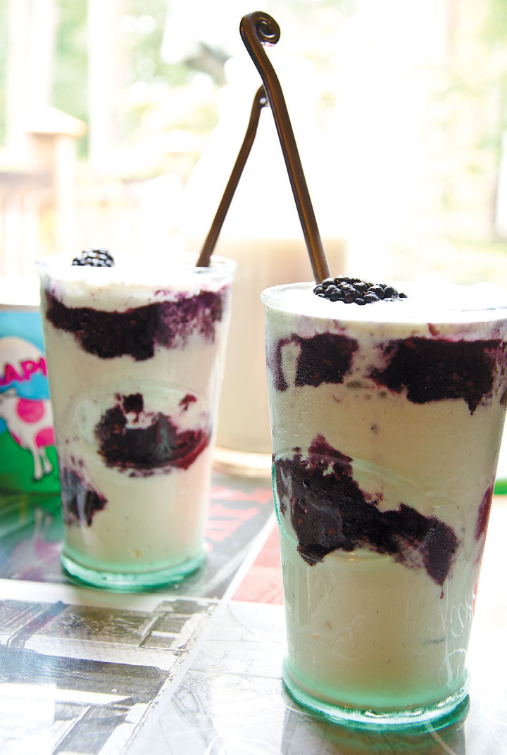 Buttermilk Blackberry Milkshake Recipe | Edible Piedmont